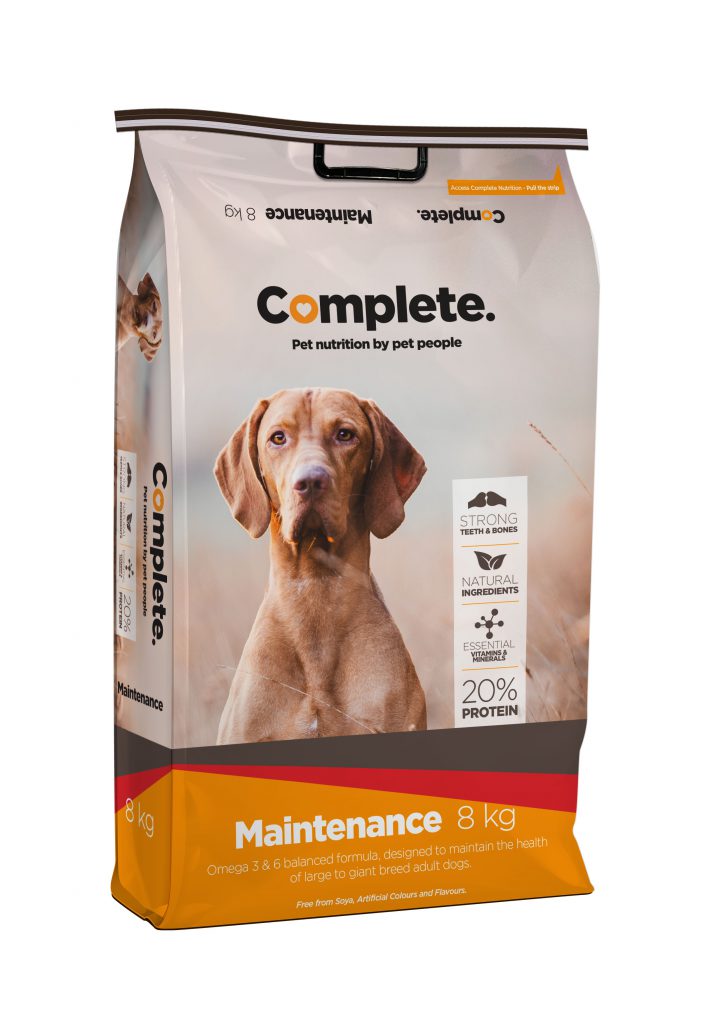 Maintenance is scientifically formulated to give your dog a tasty and well-balanced quality dog food