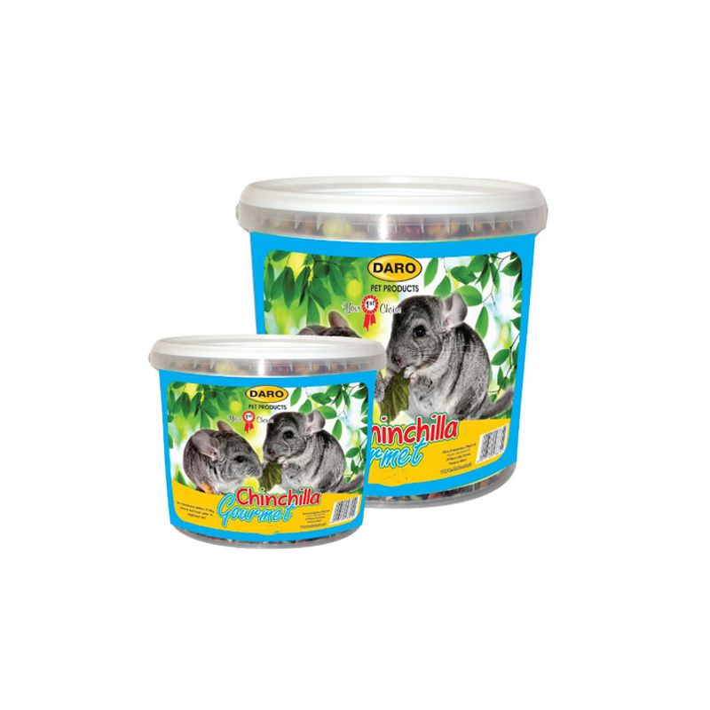 This gourmet chinchilla food bucket is the perfect well rounded and balanced option for your fur baby.