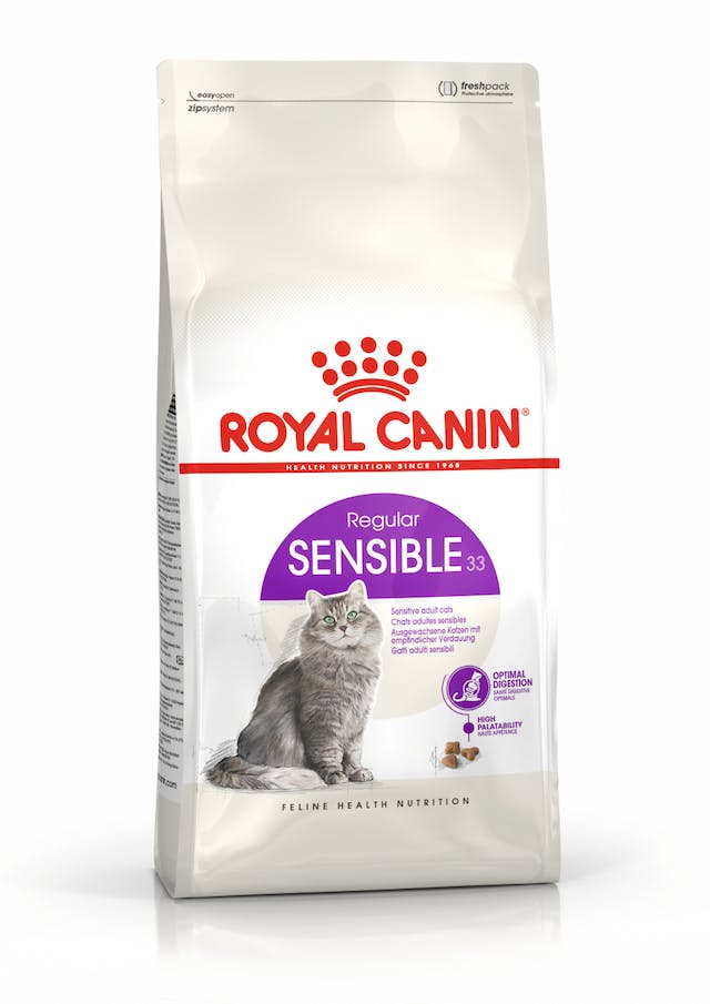 Balanced and complete feed for cats - Specially for adult cats over 1 year old - Digestive sensitivity.