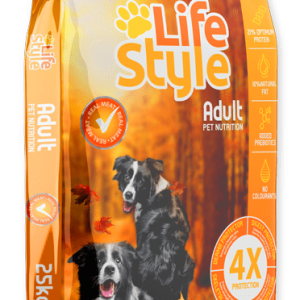 LifeStyle is scientifically formulated by animal nutritionists to meet the nutritional needs of your best friend. It provides your dog with the quality of life it deserves promoting a strong immune system