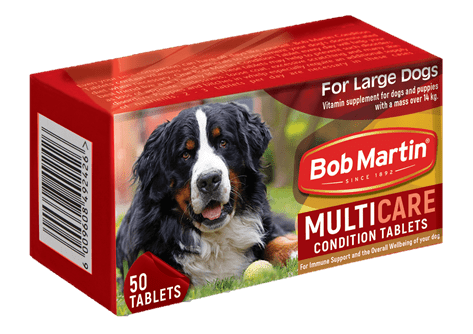 Make sure your furry friend gets all the vitamins and minerals they need to build a strong immune system by giving them Bob Martin Conditioning Tablets Large Strength. Suitable for large adult dogs and puppies