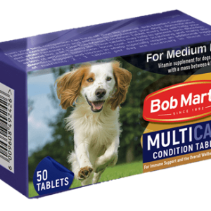 Bob Martin Medium Strength Conditioning Tablets is packed with all the essential vitamins and minerals your doggo needs to lead a happy and healthy life. It contains Vitamins Bs to promote healthy skin