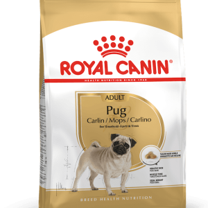 This formula helps maintain the Pug’s muscle tone.