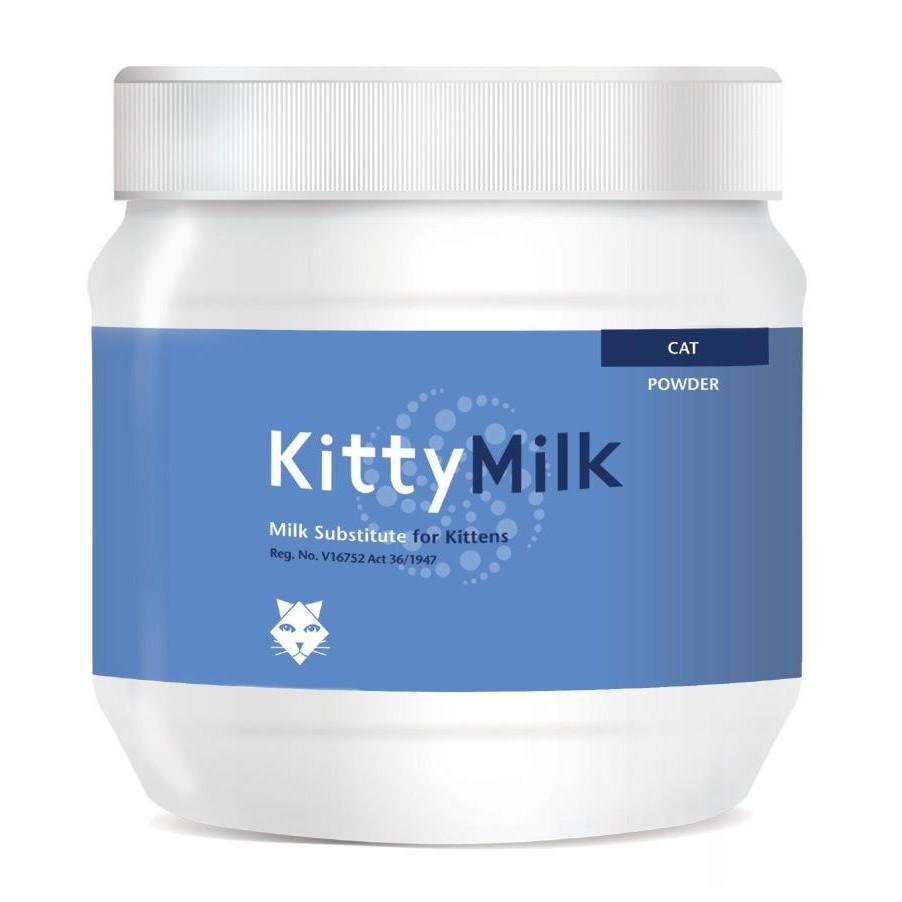 Nutritional supplement and milk replacer for orphaned or rejected kittens. Also used as a food supplement for all cats